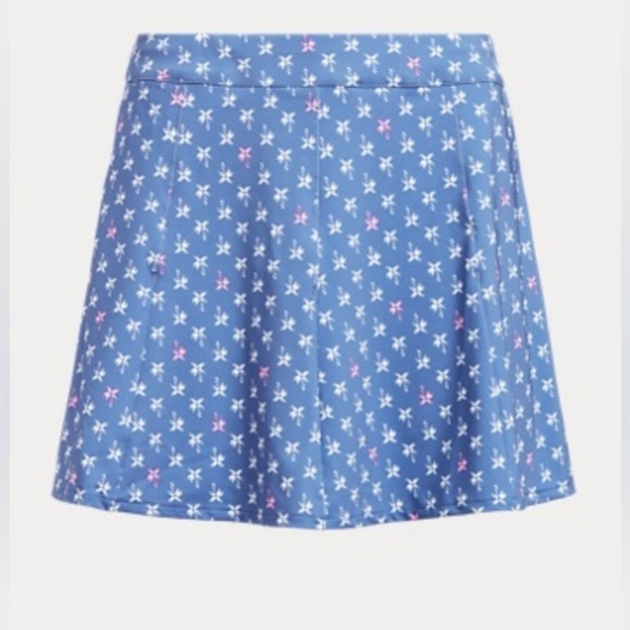 RLX ralph lauren Golf blue multi Paneled Performance jersey Skort size small new - Picture 7 of 9